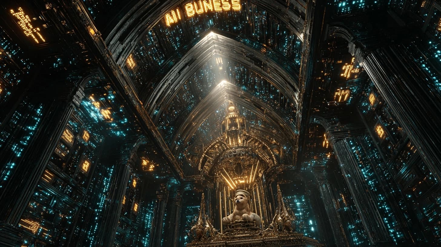 AI Business & Monetizácia — zlatá minca ako brand signál